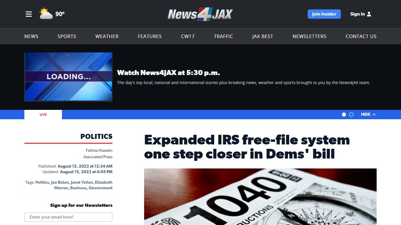 Expanded IRS free-file system one step closer in Dems' bill